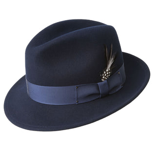 Bailey Blixen Wool Fedora - NAVY