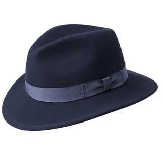 Bailey Curtis Lite Felt Safari Hat - NAVY