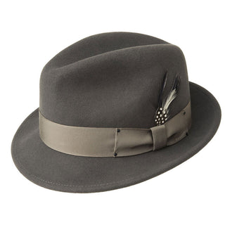 Bailey Tino Wool Fedora - BASALT
