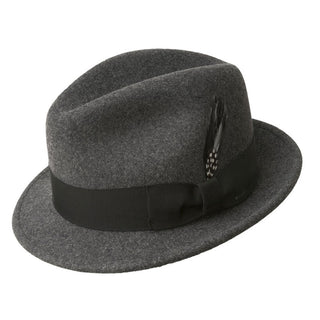 Bailey Tino Wool Fedora - BLK MIX