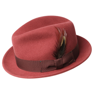 Bailey Tino Wool Fedora - ROSEWOOD