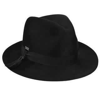 Betmar Ashland Lady Fedora Hat - BLACK