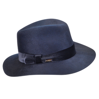 Betmar Izzette Women's Fedora - NAVY