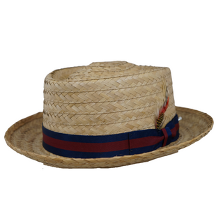 Capas Coconut Straw Pork Pie Hat