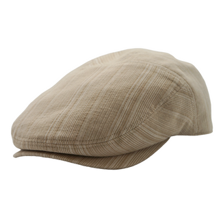 Capas London Stripe Pub Cap - TAN