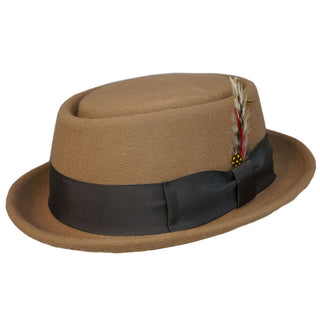 Capas Stingy Pork Pie Hat - CAMEL