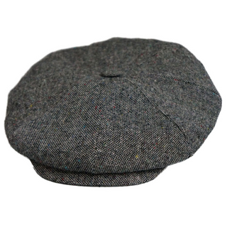 Capas Tweed 8/4 Newsboy Cap - GREY