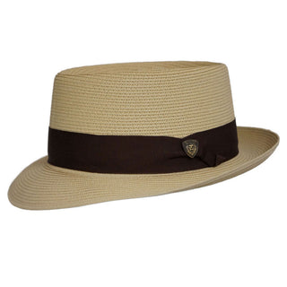 Dobbs Coronado Milan Pork Pie Hat - SAND