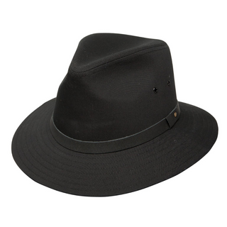 Dobbs Gable Safari Hat - BLACK