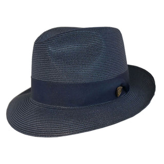 Dobbs Rosebud Milan Straw Hat - NAVY