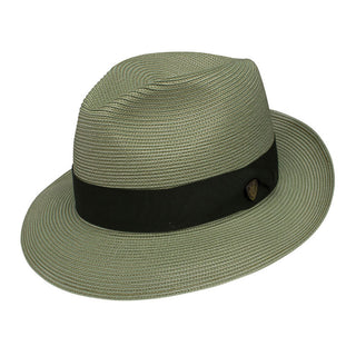 Dobbs Rosebud Milan Straw Hat - OLIVE