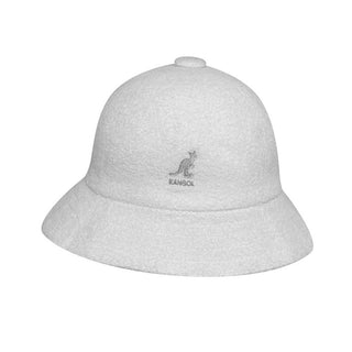 Kangol Bermuda Casual Bucket Hat - WHITE