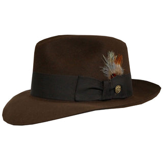 Stetson Temple Felt Hat - MINK