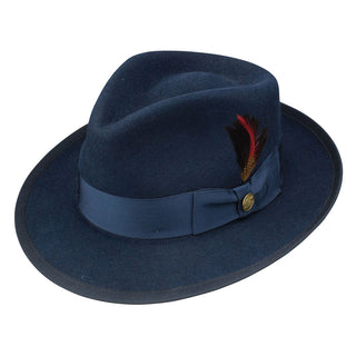 Stetson Whippet Wool Fedora - NAVY