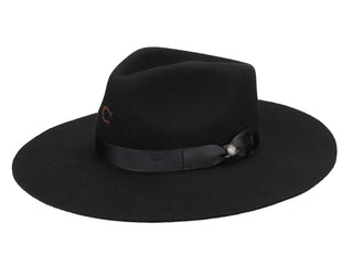 Charlie One Horse Highway Women's Safari Hat - BLACK