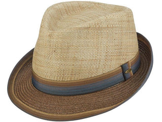 Dorfman Pacific Saint Louis Straw Hat - BROWN