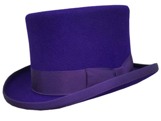 Selentino Action Rabbit Fur Top Hat - PURPLE