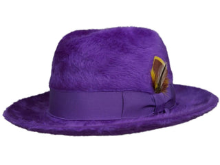 Selentino Selco Long Hair Beaver Hat - LAVENDER