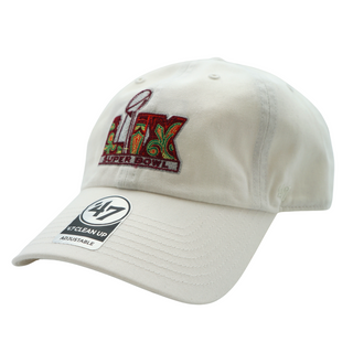 47' Brand Super Bowl LIX Clean Up Cap - WHITE