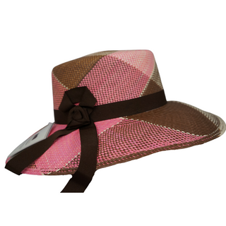 Amafa Lina Women's Panama Hat - PINK