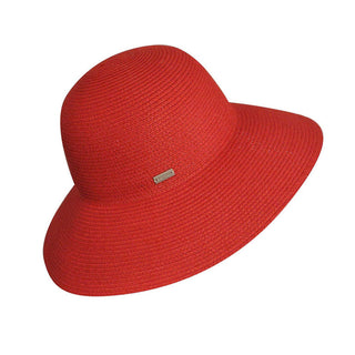 Betmar Gossamer Floppy Women's Hat - TRUE RED