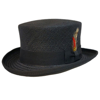 Capas Genuine Panama Top Hat - BLACK