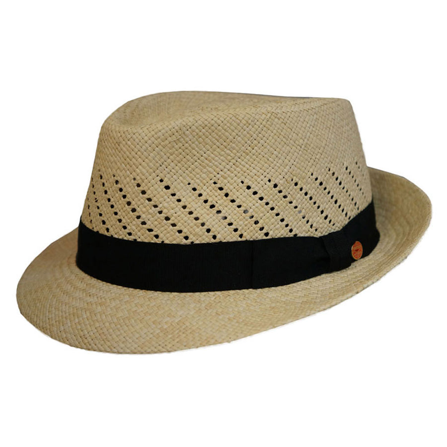 MAYSER ERNESTO VENTED PANAMA FEDORA – Meyer The Hatter