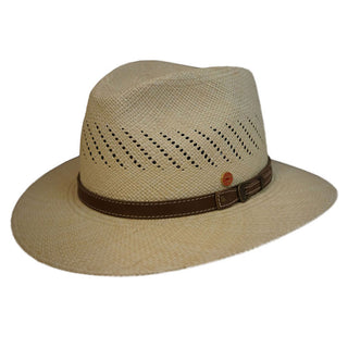 Mayser Piero Vented Panama Safari Hat - NATURAL