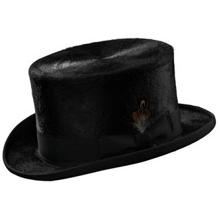 Selentino Action Beaver Top Hat - BLACK