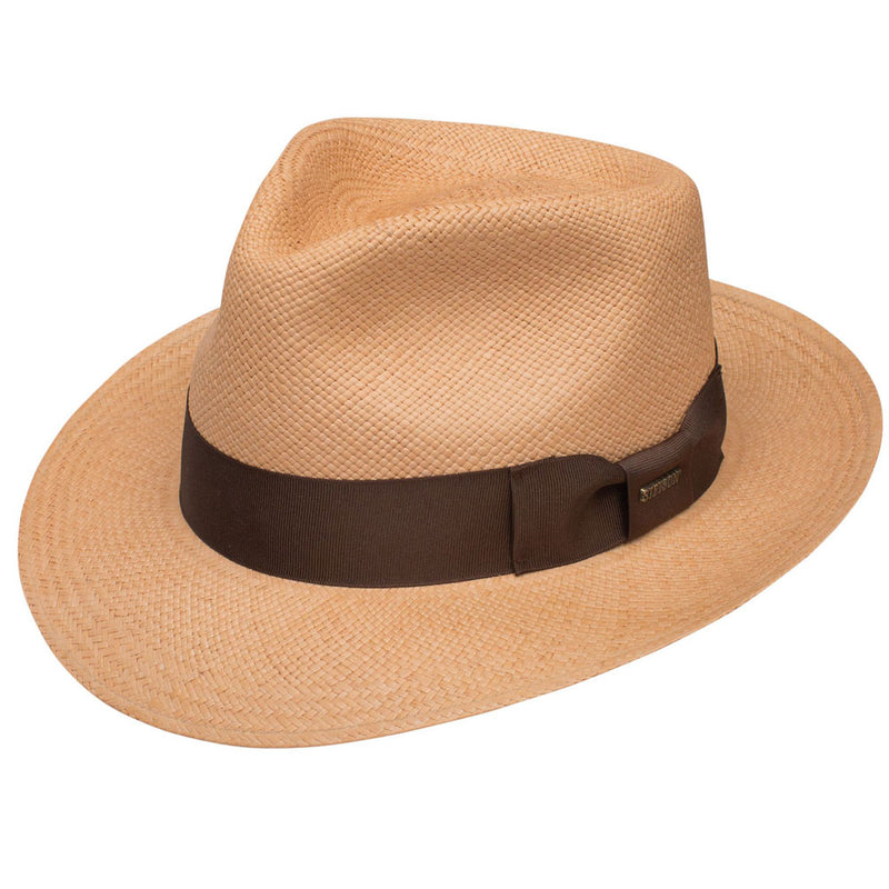 Stetson Aficionado Panama Straw Hat in Putty main image 0