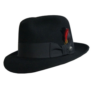 Stetson Frederick Wool Felt Hat - BLACK