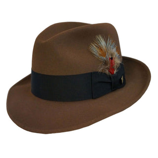 Stetson Saxon Felt Hat - WALNUT