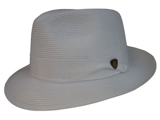 Dobbs Rosebud Milan Straw Hat - WHITE